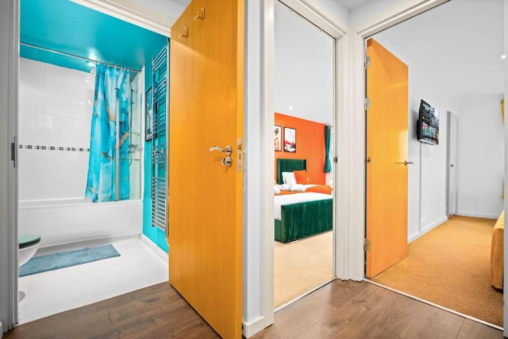 Spacious 2 Bed Apt B'Ham Cc With Parking Sleeps 7 Birmingham Eksteriør bilde