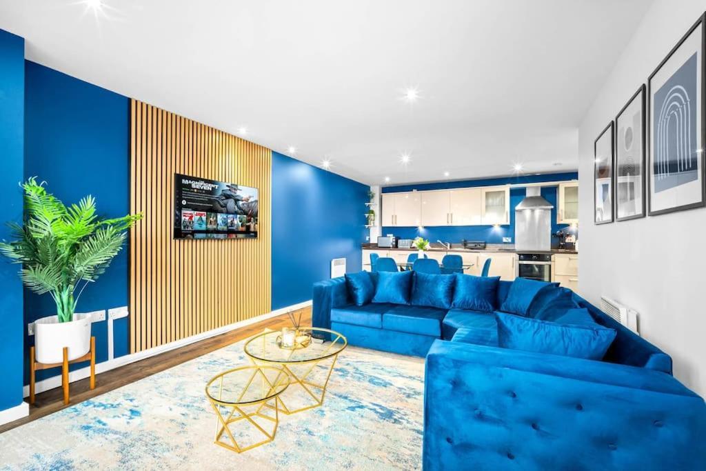 Spacious 2 Bed Apt B'Ham Cc With Parking Sleeps 7 Birmingham Eksteriør bilde